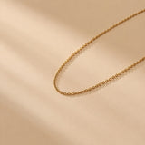 Cadena Rolo en Oro 9k