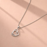 Conjunto Corazón en Plata 925 y Circonias