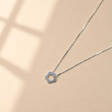 Conjunto Flor Plata 925